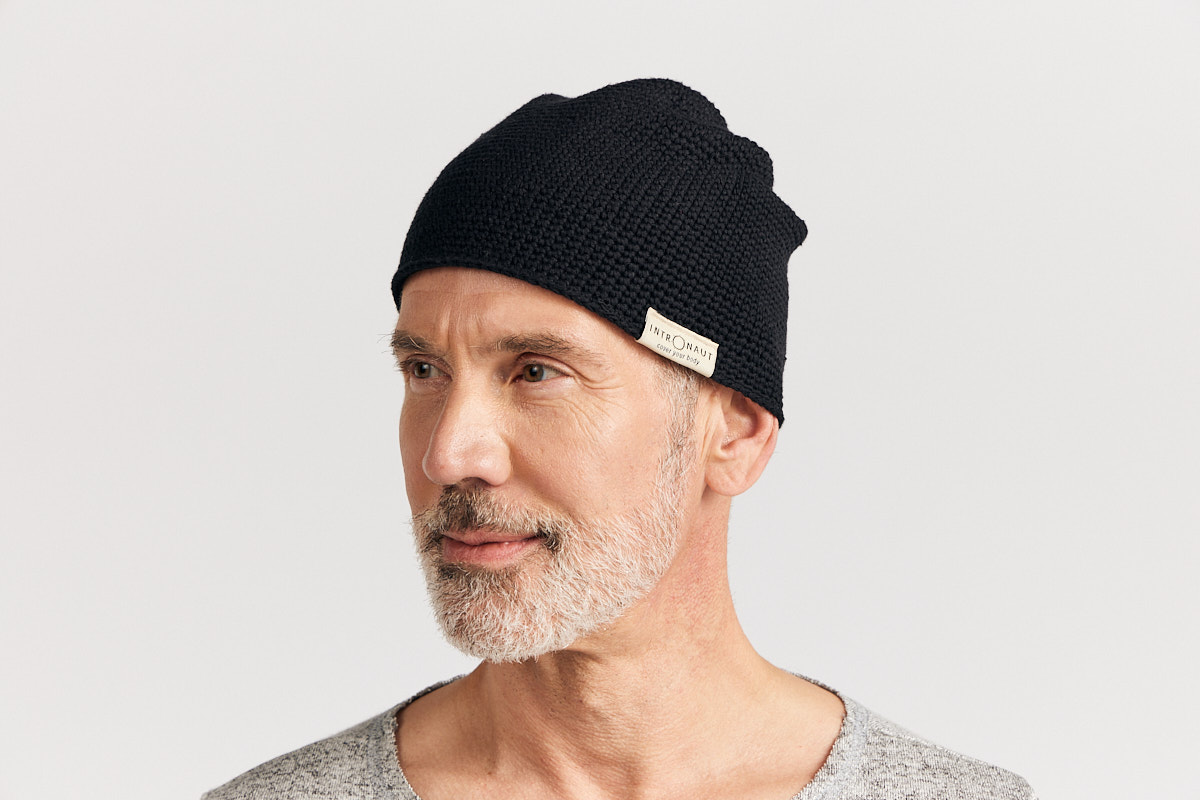 INTRONAUT Zenith energy-aligning beanie, intentionwear accessory, spiritual clothing